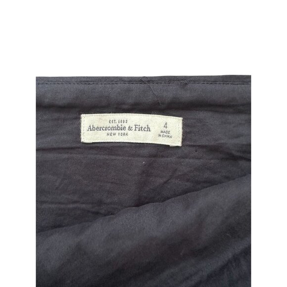 ABERCROMBIE & FITCH Black Sequin Mini Skirt Size 4 - Picture 4 of 6